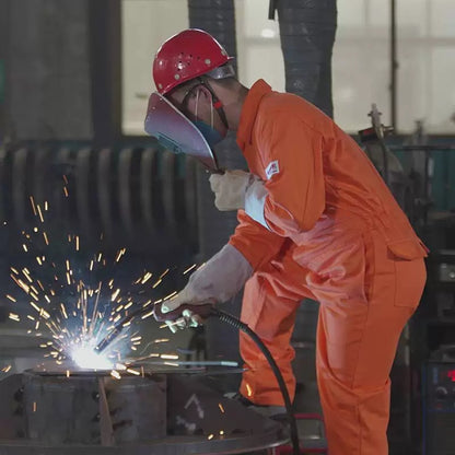 Custom high standard ESD flame resistant industrial protective work uniform for welding oil gas chemical industry