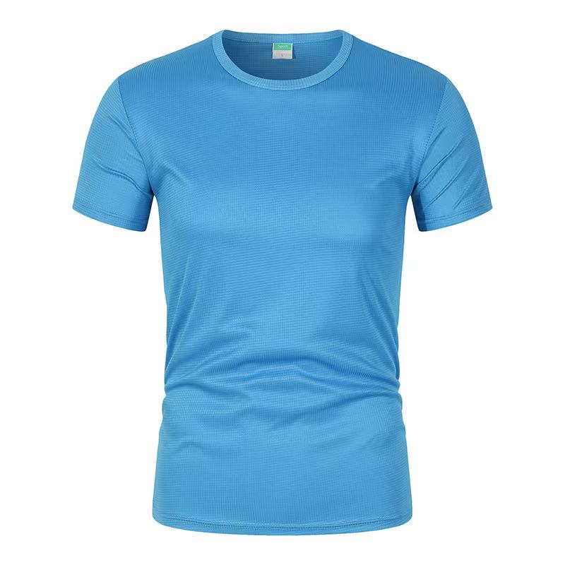 quick dry t-shirt, lightweight and stretchy, ideal for custom company logo printing and staff uniform